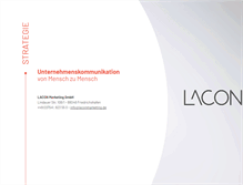 Tablet Screenshot of laconmarketing.de